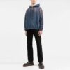 Off-White Herre SS22 Pullover med raglanermer i gradientblått