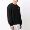 Off-White Herre SS22 Rundhalset genser med Arrows-mønster, løs passform, svart