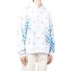Off-White Herre SS22 Rutenettlogo-trykk Pullover Versjon Blå Hvit