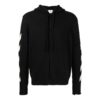 Off-White Herre SS22 Rygg Klassisk Logo-trykk Glidelås Hette Langermet Vanlig versjon Svart