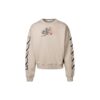Off-White Herre SS22 Rygg Klassisk Logo-trykk Rundhals Langermet Vanlig versjon