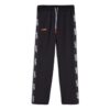 Off-White Herre SS22 Side Logo Snøring Rett Sportsbukser/Joggebukser Vanlig versjon Svart