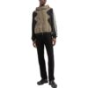 Off-White Herre SS22 Splicing Kontrastfarger Uformell hettejakke Versjon Khaki
