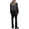 Off-White Herre SS22 Splicing Kontrastfarger Uformell hettejakke Versjon Khaki
