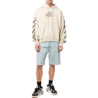 Off-White Herre SS22 Stripe Arrow Beige Off-White Herre SS22 Stripe Arrow Beige