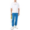 Off-White Herre SS22 Stripe Logo-trykk Casual Sportsbukser/Joggebukser Blå