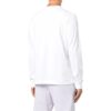 Off-White Herre SS22 Stripe Logo-trykk Pullover Rund hals Langermet Hvit T-skjorte