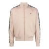 Off-White Herre SS22 Stripe Splicing Høy Krage Glidelås Langermet Versjon Khaki Jakke