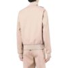 Off-White Herre SS22 Stripe Splicing Høy Krage Glidelås Langermet Versjon Khaki Jakke