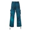 Off-White Herre SS22 Tie Dye Cargo Casual Lange bukser/bukser Blå