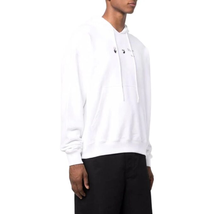Off-White Herre SS22 Tre- og pilmønster, hvit