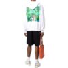 Off-White Herre SS22 Tre- og pilmønster, hvit