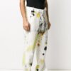 Off-White Herre SS22 Trykk Rett Casual Bukser/Løs Passform