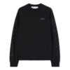 Off-White Herre SS22 Trykk Rundhalset Svart