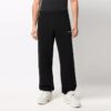 Off-White Herre SS22 Trykte, rette, løse, uformelle lange bukser/skjørt Svart