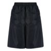 Off-White Herre SS22 Twill-trykk Elastisk linning Rette shorts Vanlig versjon Svart