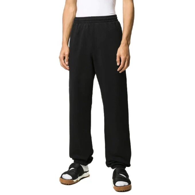 Off-White Herre Stancil Svart Sportbukser/Joggebukser