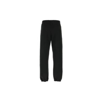 Off-White Herre Straight Svart Sportsbukser/Joggebukser