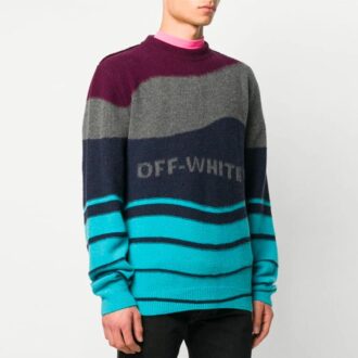 Off-White Herre Stripe Knit Colorblock