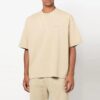 Off-White Herre Stripe Rundhalset Short Sleeve Beige T-skjorte