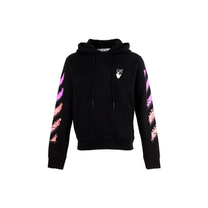 Off-White Herre Stripe Snøring Svart