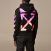 Off-White Herre Stripe Snøring Svart