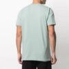 Off-White Herre T-skjorte i bomull med brodert logo, kort erme, grønn