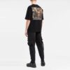 Off-White Herre T-skjorte med alfabet-trykk, casual, rett snitt, korte ermer, hvit