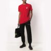 Off-White herre-T-skjorte med «Cut Here»-trykk i rødt