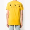 Off-White herre-T-skjorte med logo, gul