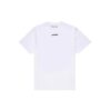 Off-White herre-T-skjorte med logo-mønstertrykk i hvitt