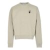 Off-White Herre-T-skjorte med logo og pil-trykk, rund hals og lange ermer, khaki
