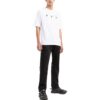 Off-White Herre T-skjorte med logo, rund hals og korte Shorts