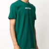 Off-White Herre-T-skjorte med logo-trykk i grønt