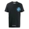 Off-White Herre-T-skjorte med logo-trykk, korte ermer, svart Short