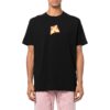 Off-White Herre-T-skjorte med logo-trykk, rund hals og korte Shorts