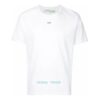 Off-White Herre-T-skjorte med trykk, hvit