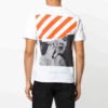 Off-White Herre-T-skjorte med trykk, hvit