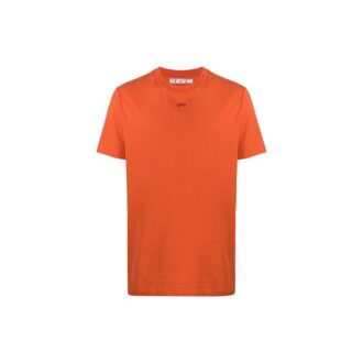 Off-White herre-T-skjorte med trykk og korte ermer
