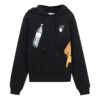 Off-White Herre-T-skjorte med trykk, svart