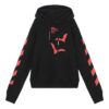 Off-White Herre-T-skjorte med trykk, svart