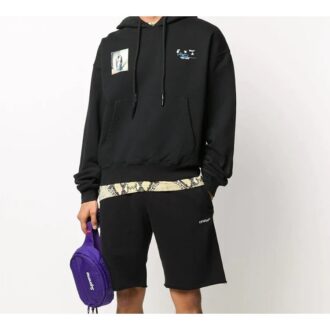 Off-White Herre The Kiss-trykk Svart