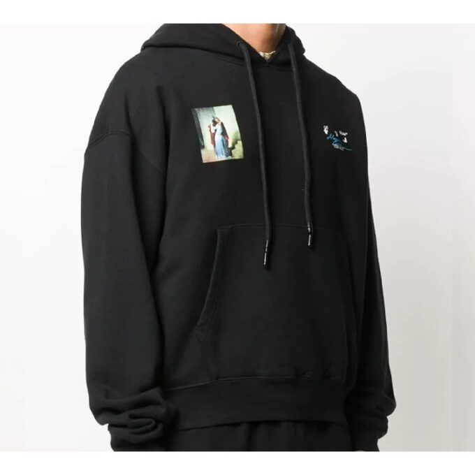 Off-White Herre The Kiss-trykk Svart