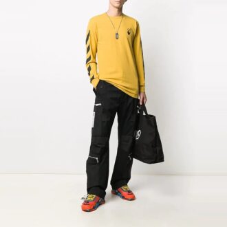 Off-White Herre Trykk Gul
