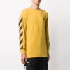Off-White Herre Trykk Gul