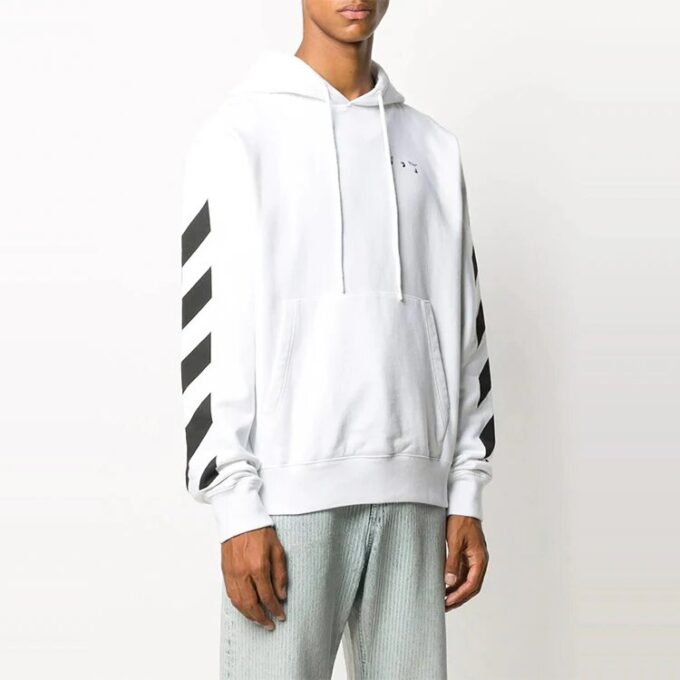 Off-White Herre Trykk Hvit