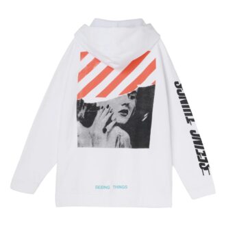 Off-White Herre-trykk Klassisk høst Hvit
