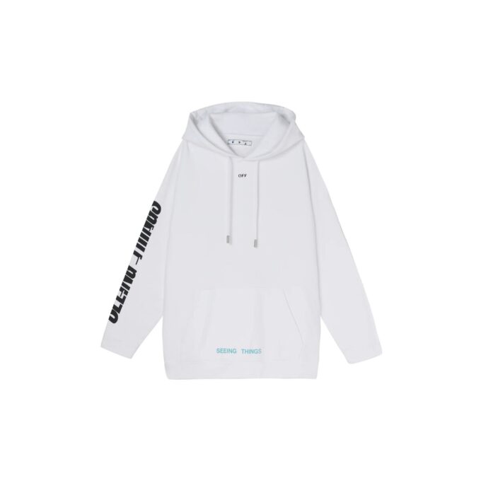 Off-White Herre-trykk Klassisk høst Hvit