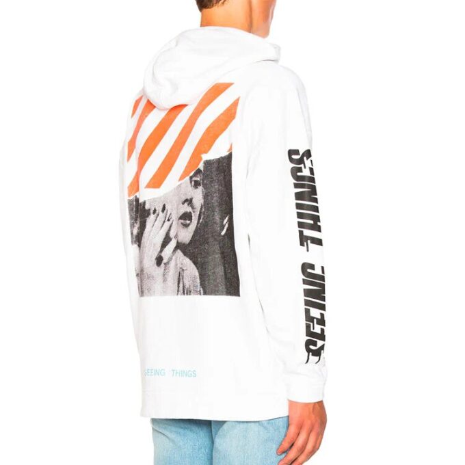 Off-White Herre-trykk Klassisk høst Hvit