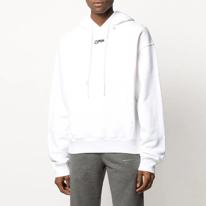 Off-White Herre Wavy Logo Slogan-trykk